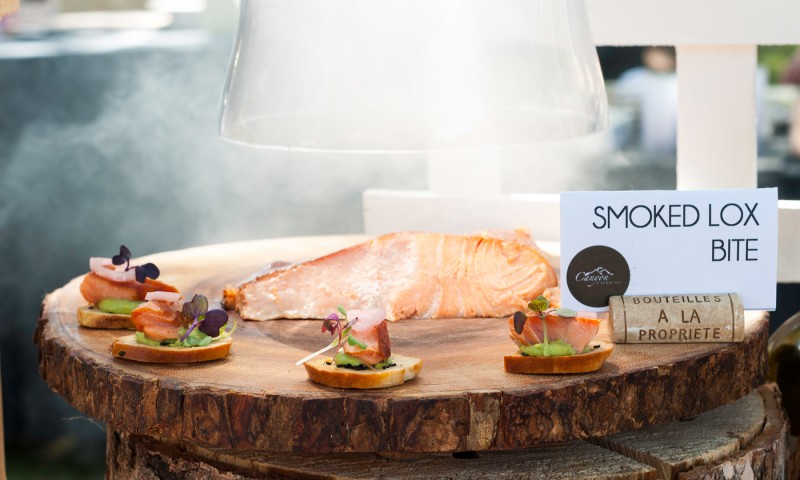 Smoked Salmon Appetizer Station from Canyon Catering